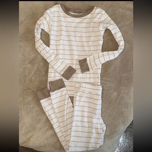 LAKE Pajamas Kids Striped Long Sleeve Pajama Set